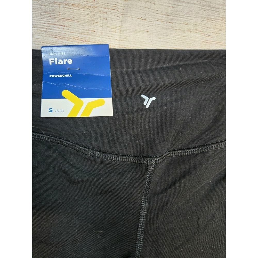 Old Navy Girl's Powerchill High Rise Flare Black leggings Size Small 6-7 NWT - Picture 8 of 8